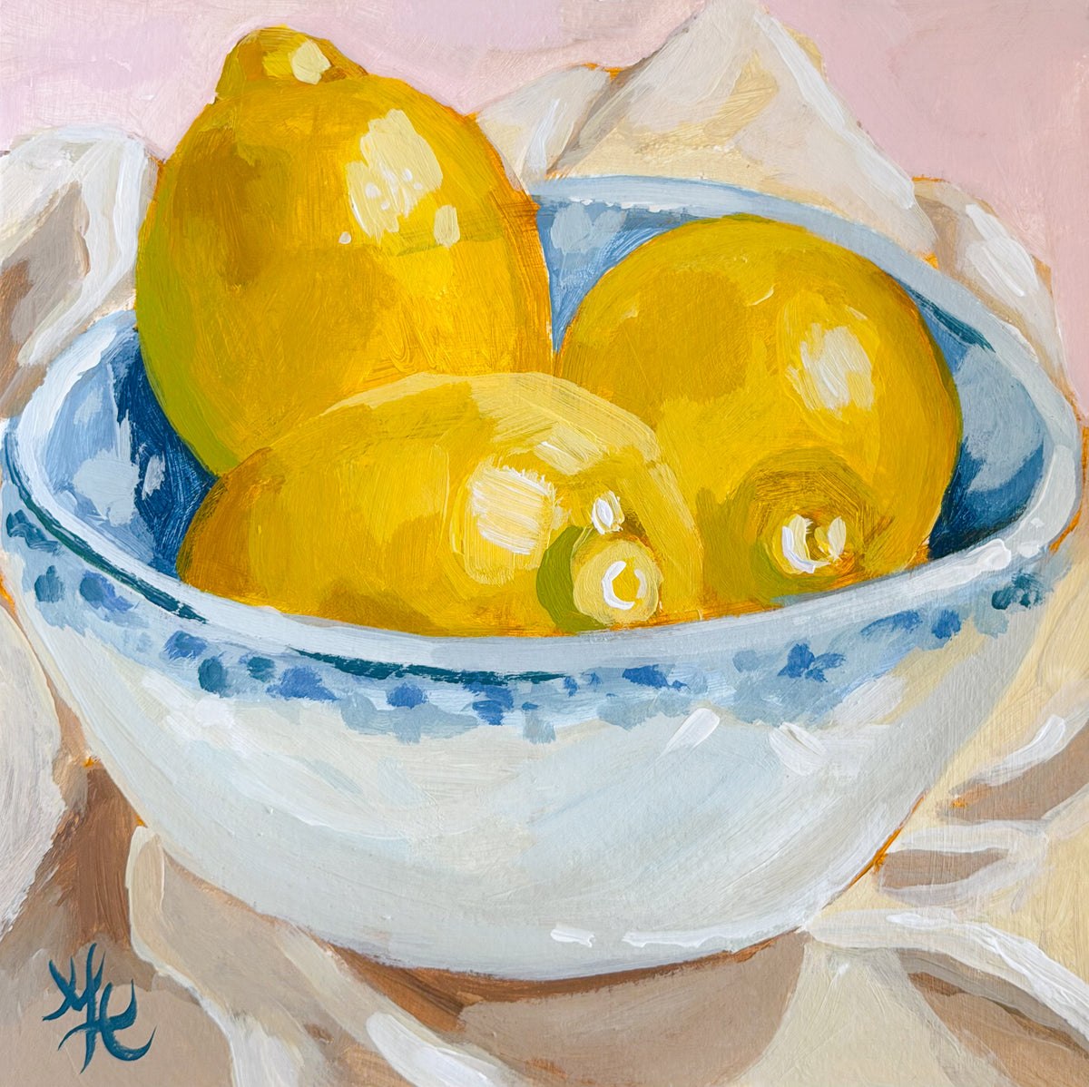 BOWL OF LEMONS